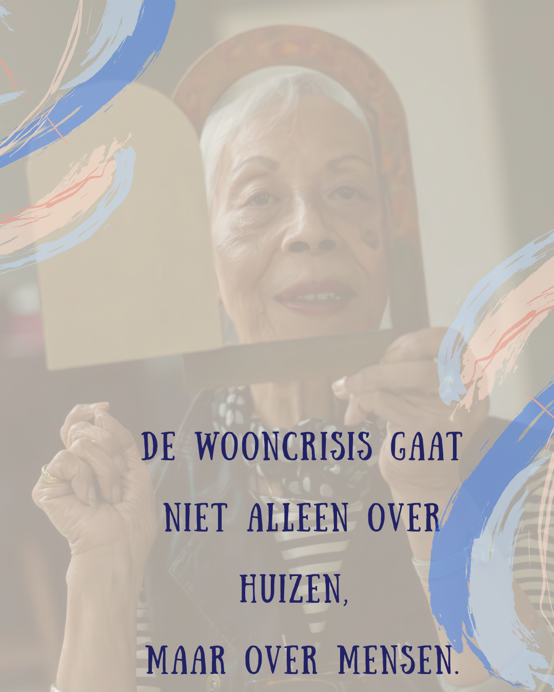 Ontworpen quote-kaart: de wooncrisis gaat niet alleen over huizen, maar over mensen