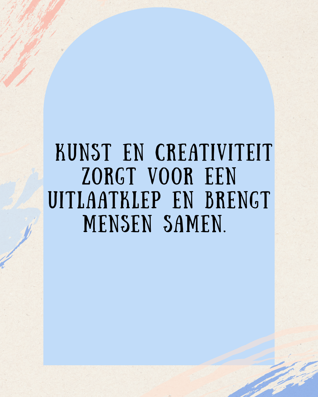 Ontworpen quote-kaart met de vraag 'welke kleur is thuis?'